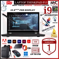Lenovo P15 i9 10th Gen Workstation & Gaming Laptop | 64GB RAM | 1TB SSD | Quadro RTX 4000 | Touch