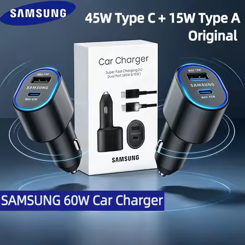 Original Samsung Type C Car Charger 45w 15w Fast Chargeur Galaxy S26 Ultra S25 S24 Z Fold Filp 8 7 6