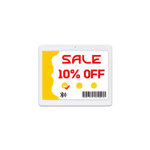Ble E Ink Digital Price Tags Esl Electronic Shelf Label 5.83" Digital E Paper Price Display for Supe