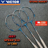 VIKTOR JEET SPEED S12 30 LBS BADMINTON RACKET READY TO USE
