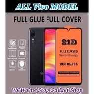 WCW all VIVO MODELS 9H HARDNESS CLEAR & 21D FULL COVERAGE TEMPERED GLASS