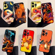 Silicone Phone Case For Iphone 14 Plus Xs X 12 Mini 8 7 Xr 11 6s Se 13 Pro Max Capa Cartoon Pokemon Charizard Charmander Cover Casing
