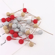 Simulation Berry Red Fruit DIY Garland Material Christmas Decoration Accessories Gift Box with Beads