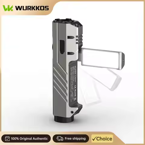 Wurkkos HD05 3100Lumen LED Multi-Purpose Flashlight: Hunting and Hiking Spotlight, Magnetic and Rech