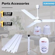 EUROWIND CEILING FAN 56” 3 blades ceiling fan (KIPAS SILING 56") Single / 3Sets
