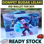 ◑Kid Wallet /Dompet Budak Lelaki/READY STOCK IN MALAYSIA/AGEN ALII BOBOIIBOY ALTRAMANN AVENGER/BOY