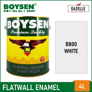 Boysen Flatwall Enamel White - 4L