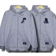 2 pcs couple zipper jackets 2 pcs couple zipper hoodies couple zipper jackets couple clothes/s coupl