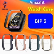 Amazfit Bip 5 pro hard pc case tempered glass amazefit bit screen protector cover casing watch strap