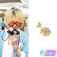 G-Dragon same style golden brooch gd style daisy brooch