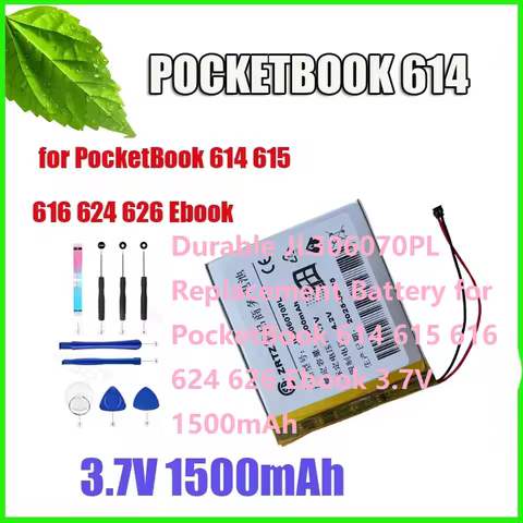 Durable JL306070PL Replacement Battery for PocketBook 614 615 616 624 626 Ebook 3.7V 1500mAh