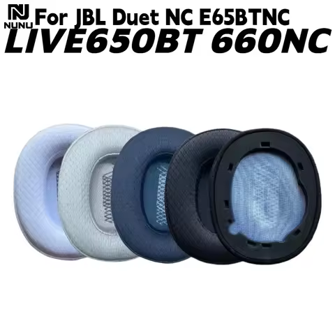Replacement Breathable net Ear Pads For JBL Duet NC E65BTNC LIVE650BT 660NC Headphone Memory Foam Pa