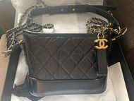 Chanel Gabrielle Hobo bag small size (black) brand new 全新晶片款 黑色流浪包