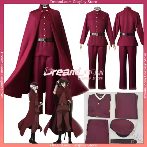 Bungou Stray Dogs Suehiro Tetchō Cosplay Costume Jōno Saigiku Anime Halloween Clothes Physical Pro D