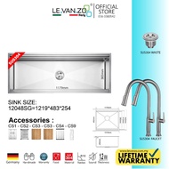 LEVANZO WORKSTATION SERIES KITCHEN SINK 12048SG