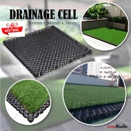 Drainage cell for artificial grass