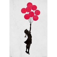 【班克西】Banksy 氣球女孩 進口海報