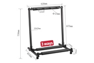 3ways/ 5ways / 7ways portable Multi Guitar Rack Stand Metal Padded Guitar Stand Acoustic