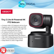 OBSBOT Tiny 2 Lite AI-Powered 4K PTZ Webcam