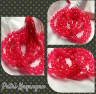 Tasbih Batu Ruby Merah Delima - Batu