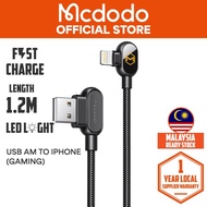 Mcdodo M Series 2A 90 Degree USB AM to Data Cable Compatible For iPhone 1.2M CA863