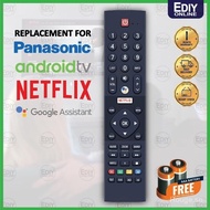 【 FREE BATTERY AAA X2 】 Replacement Suitable For Panas0nic D10 Android Smart TV Netflix TH-32HS550 T