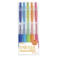 ZEBRA SARASA CLIP 0.3 五色組A JJH15-5CA 00022525【5組超值組合】