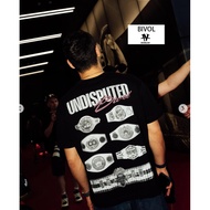 BIVOL × BOXBLOW joint undisputed BIVOL same short-sleeved 100% cotton gold belt printed men's boxing