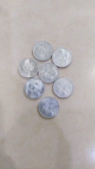 Uang logam koin coin kuno lama Rp 25 Buah Pala
