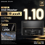 Robot hút bụi lau sàn chuyên dụng Dreame X40 Master / X30 Master/ X50 Master - Bản quốc tế - Bảo hàn
