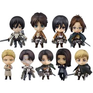 Attack on Titan Figma Super Action Figure Eren Jaeger Mikasa Ackerman Levi Ackerman Hange Zoe Erwin 