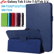 Magnetic Flip Case For Samsung Galaxy Tab 3 Lite 7.0 VE 3G Tab3 V 7.0-inch SM-T116 SM-T113 SM-T111 S