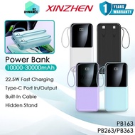 Xinzhen PB163 10000mAh Powerbank Fast Charging PB263 20000mAh Powerbank PB363 30000mAh Powerbank