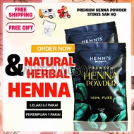 HENNIS: HENNA PASTE PREMIUM | HENNA POWDER PREMIUM | INAI RAMBUT VIRAL | 100% PURE HENNA
