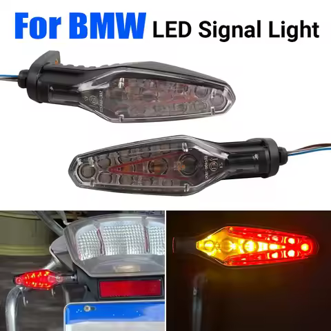 For BMW R1250GS ADV M1000RR S1000RR S1000XR S1000R F900GS R1300GS LED Turn Signal Indicator Rear Bra