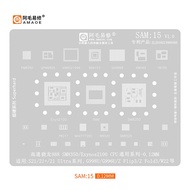 Amaoe SAM15-22 BGA Reballing Stencil For Samsung S21 S22 S23 S24 S25 Plus Ultra A17 A14/A54/A15/W22 