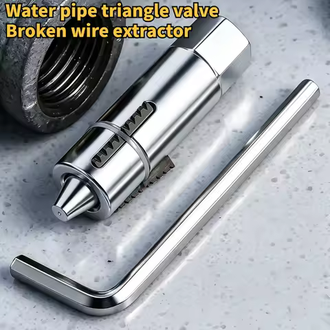 Faucet Angle Valves Broken Wire Extractor Set Damage Screw Extractor Remover For Plumbing Maintenanc