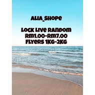 PAYMENT LIVE LOCK BARANG RANDOM RM1 - RM7 (FLYERS - 1-2KG)