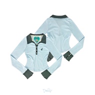 DADDY | Jenna Top เสื้อชิ้ตโปโล แขนยาว สุดน่ารัก
