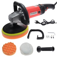 เครื่องขัดรถ1400W 7นิ้ว18ซม. Buffing Waxing Machine Variable Speed Sander ฟองน้ำขนสัตว์ Orbit Dual A