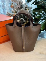 Hermes🌟Picotin 18 大象灰金 tc stamp K