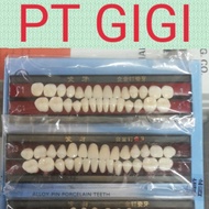 GIGI PALSU PORCELAIN FULLSET ATAS BAWAH