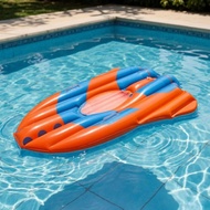Inflatable Airplane Buoyant Toy Buoyant Airplane Buoyant Toy Water Play Board with Window Safe Infla