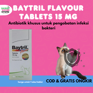 Baytril Flavour Tablet 15 mg - Antibiotik Anjing Dan Kucing