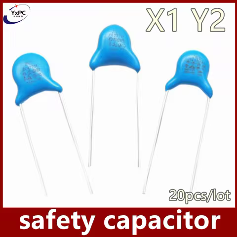 20pcs X1 Y1 Y2 safety capacitor 400VAC 250VAC 400V 250V 471K 102M 222M 472M 103M 331 332 101 221 152