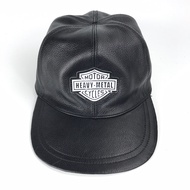 Chinatown Leather หมวกหนังแท้ สีดำ