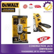 DEWALT CONSTRUCTION JACK, Weight Capacity 154KG / 340LBS,  Height Capacity 22.23CM, Great for Heavy 