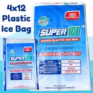 Ice Bag 2000pcs 4x12 Plastic Ice Bag High Quality Yelo Ice tubig Softdrinks Bag Elastic Matibay