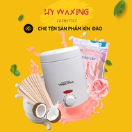 Combo 100gr Pink Coconut Wax + Mini Non-Stick Hair Wax Cooking Pot from HY WAXING Shop. Wax Hair Rem