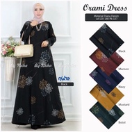 MUMPUNG MURAH AM - ORAMI Dress GAMIS Wanita DIANA DENIM JUMBO TERBARU